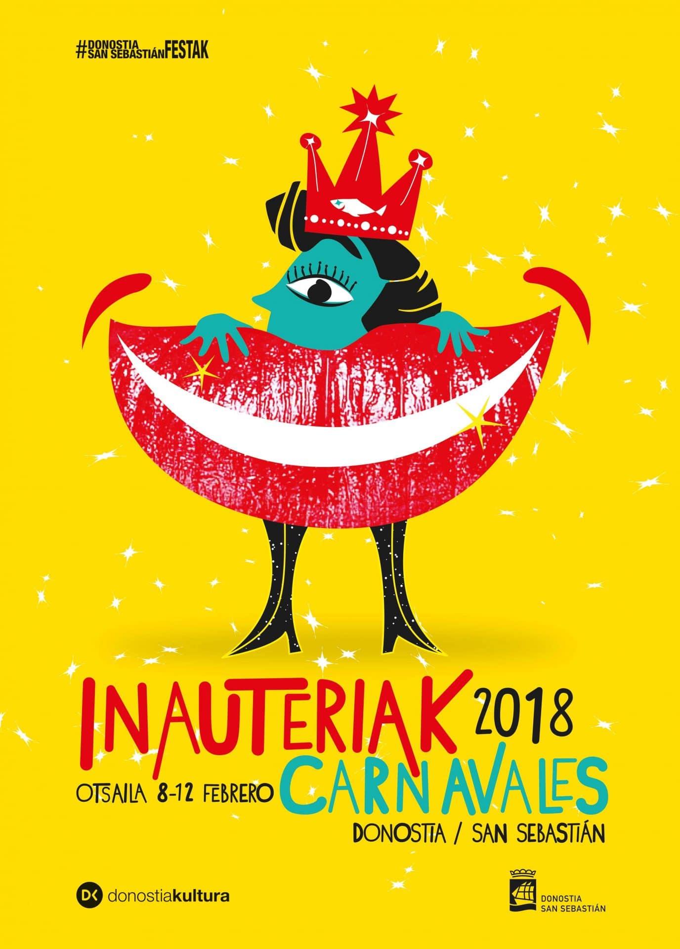 Cartel Carnaval Donostia 2018