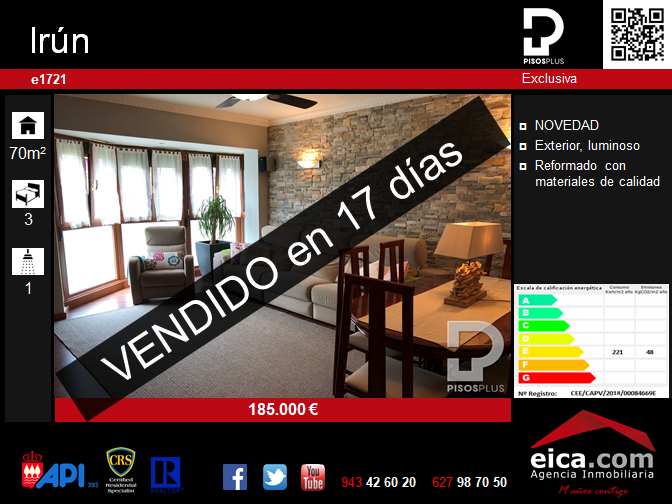 Piso en Irún vendido en 17 días. eica agencia inmobiliaria Donosti (2)