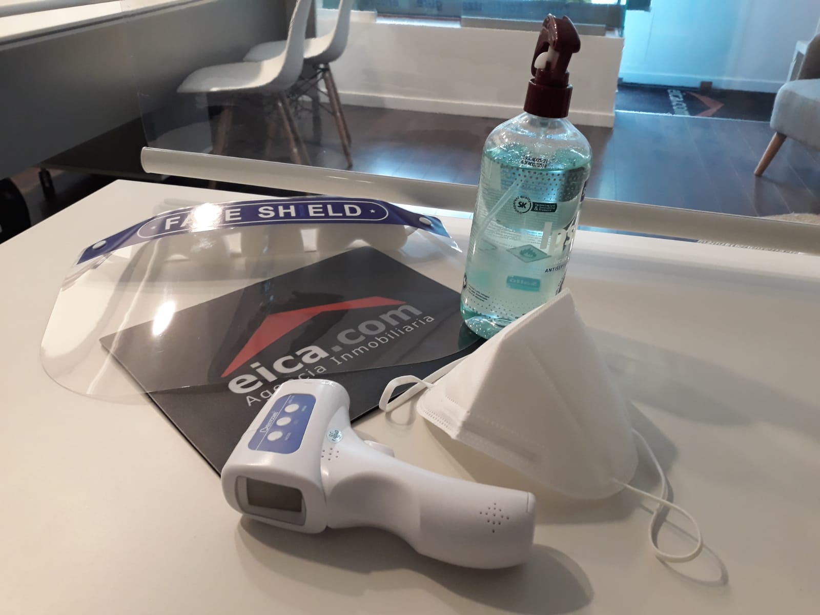Protocolo de seguridad y rutina de trabajo. Equipo eica agencia inmobiliaria Donosti