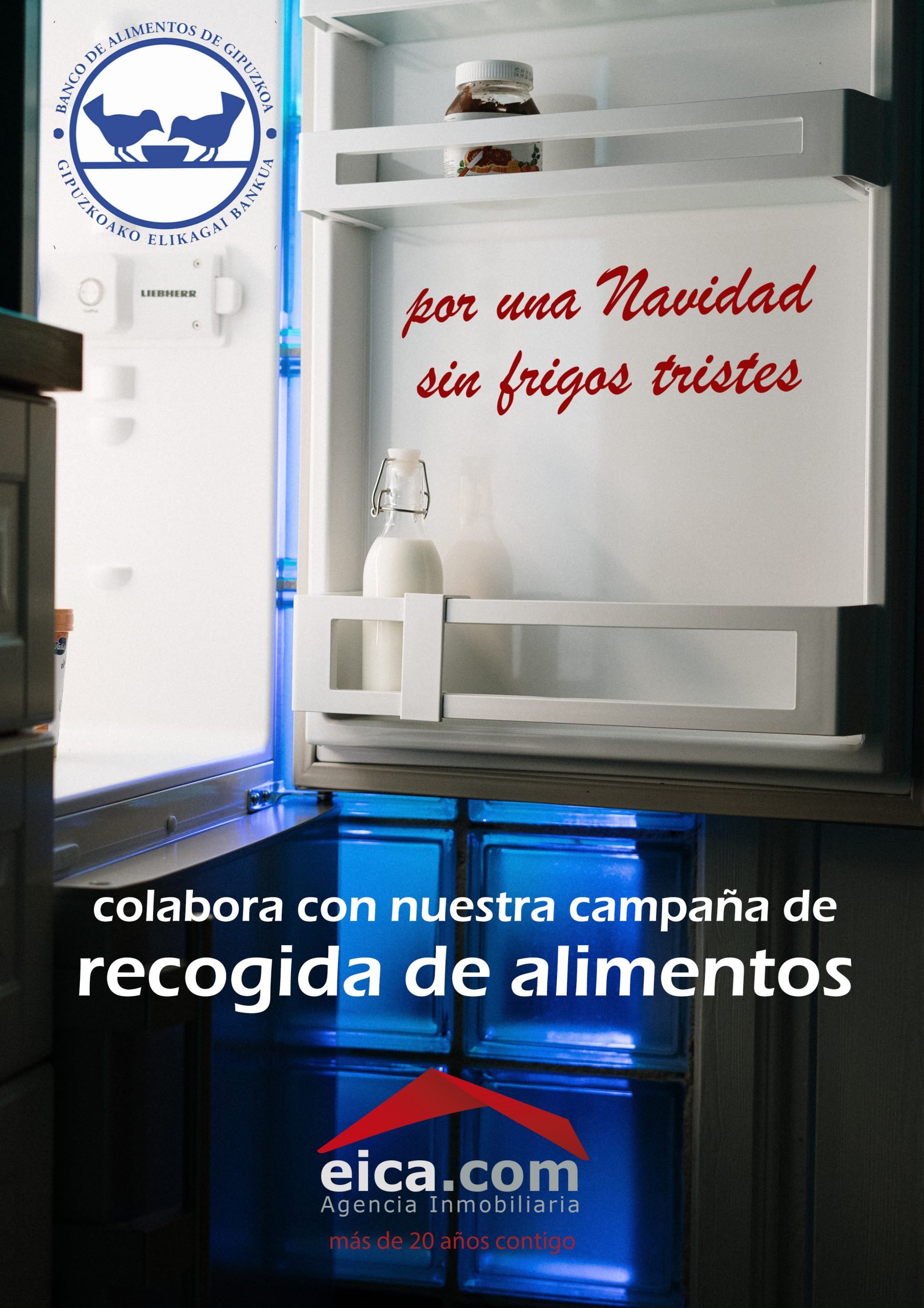 cartel campaña navidad sin frigos tristes